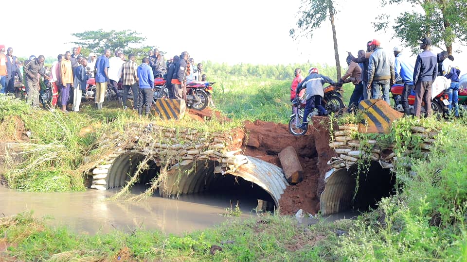 Travelers and locals are stranded after heavy rains washed away a key temporary bridge diversion along the Nagongera-Busolwe road, halting movement and sparking frustration over unfulfilled government promises.
