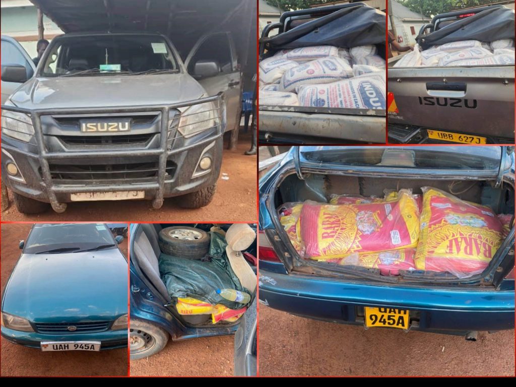 The Uganda Revenue Authority (URA) seized expired rice in Namayingo, including smuggled goods, as part of its continued efforts to curb illegal imports.