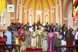 Hundreds of people gathered at Lubaga Cathedral in Kampala on November 26, 2024, for a memorial service marking 55 years since the death of Kabaka Edward Muteesa II, the former king of Buganda.