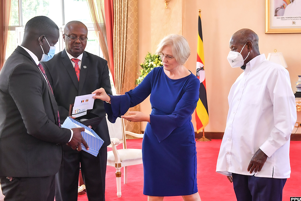 President Museveni officially received credentials from seven new ambassadors, strengthening Uganda’s diplomatic relations with several countries on various international issues.