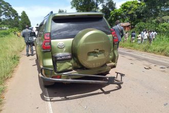 A speeding bus collided with a convoy carrying senior military and government officials in Nakasongola, leaving multiple dignitaries injured and investigations underway.