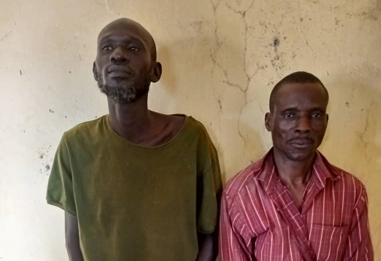 Two suspects believed to be part of a criminal gang linked to a recent murder in the Democratic Republic of Congo have been detained in Arua following a joint security operation.