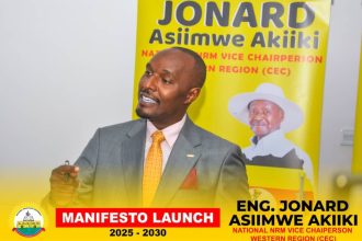 Inside Jonard Asiimwe’s manifesto for NRM Vice Chairperson for Western Region